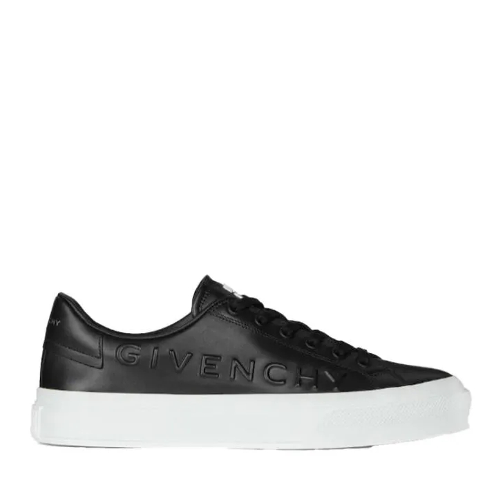 24SS new/GIVENCHY シティロートップスニーカー Sneakers Black Givenchy Men's City in 4G Jacquard Black Low Top Sneakers