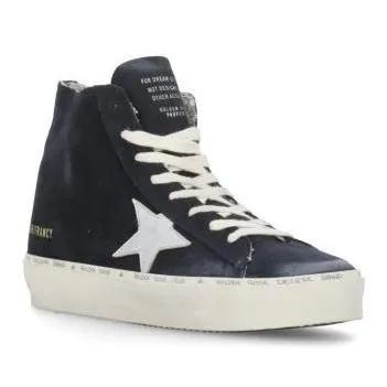 Golden Goose Low-Top Sneaker - Blue Suede Leather High Top Sneakers - Gr. 37 (EU) - in Schwarz - für Damen