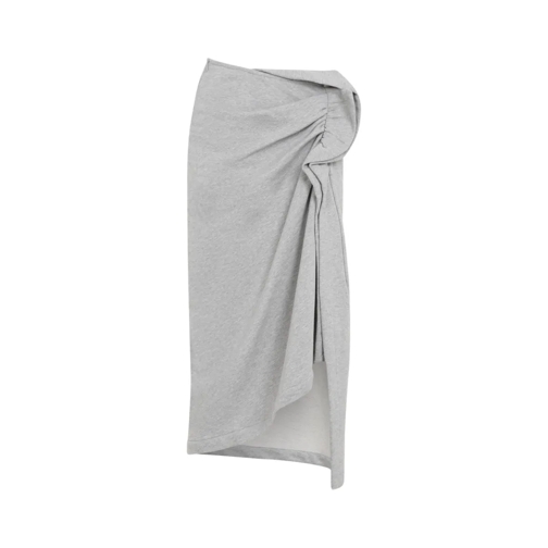 Dries Van Noten Midi-Röcke Hanam Midi Skirt Grey