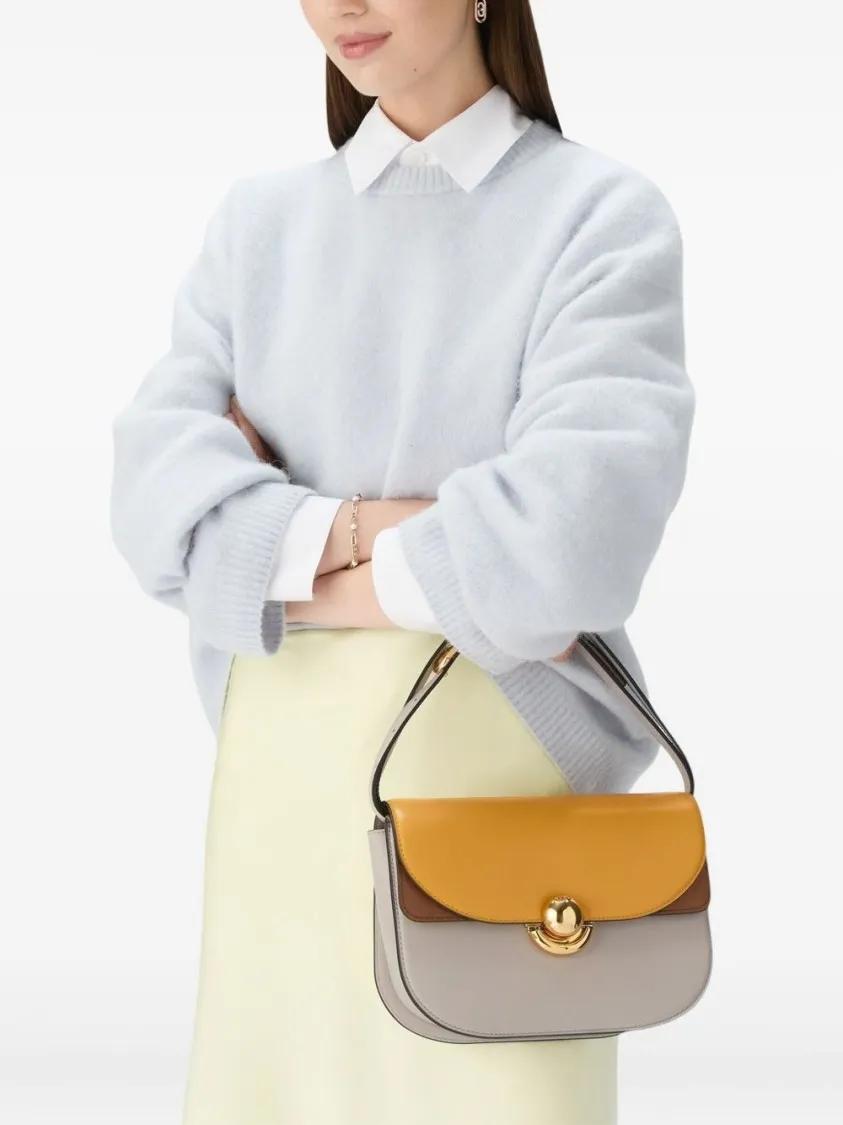 Furla Hobo bags Half-Moon Shoulder Bag With Gold-Tone Clasp in meerkleurig