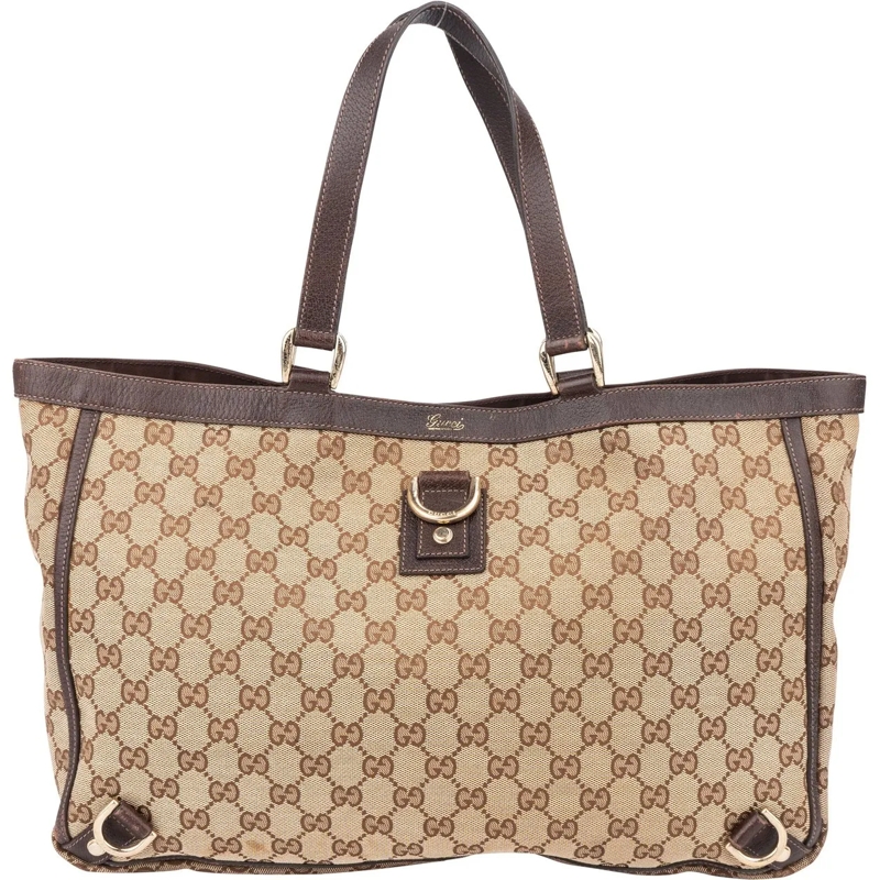 Gucci Sac à bandoulière Gucci GG Monogram Abbey Handbag braun
