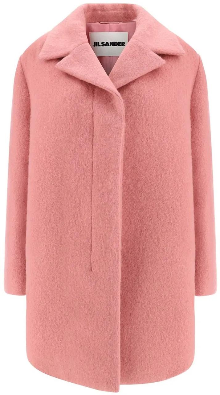 Thumbnail - Jil Sander - Jil Sander Wool Kaban Coat - Größe 42 - quarz