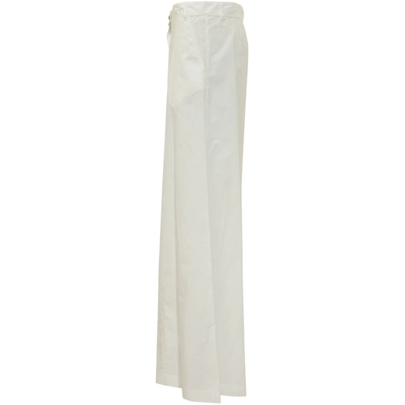 Pinko Hose Pantaloni Canelli a Gamba Ampia weiß(Image 3)