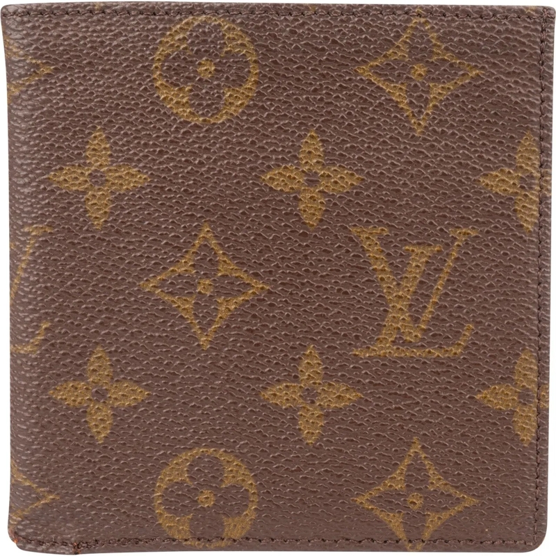 Louis Vuitton Geldbörse Louis Vuitton Canvas Monogram Porte Bilets Wallet braun