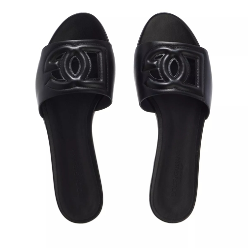 Dolce&Gabbana Claquette Ciabattina Fascia Logo Dg CutOut Black (Image 4)
