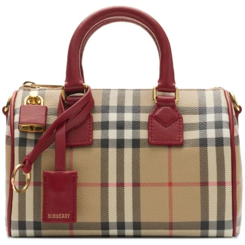 Burberry Tote Bags Red rot