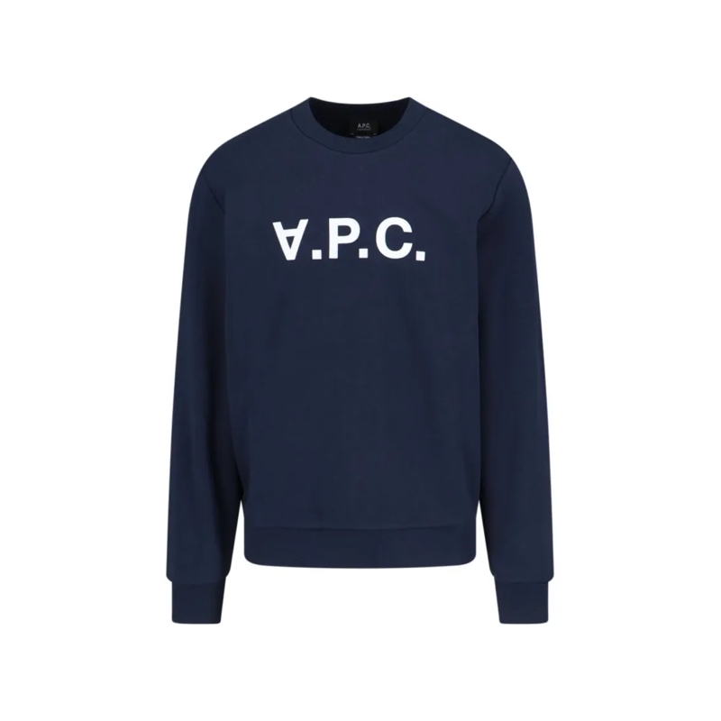 A.P.C.  Logo Sweatshirt – Blue Blue