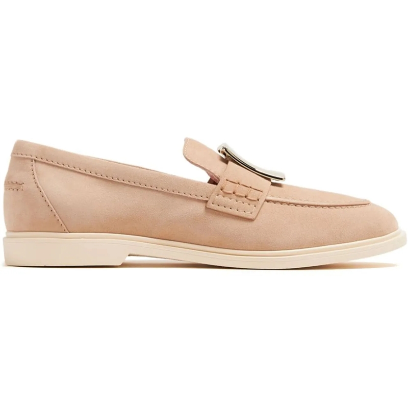 Roger Vivier Loafer Flat Shoes Beige beige