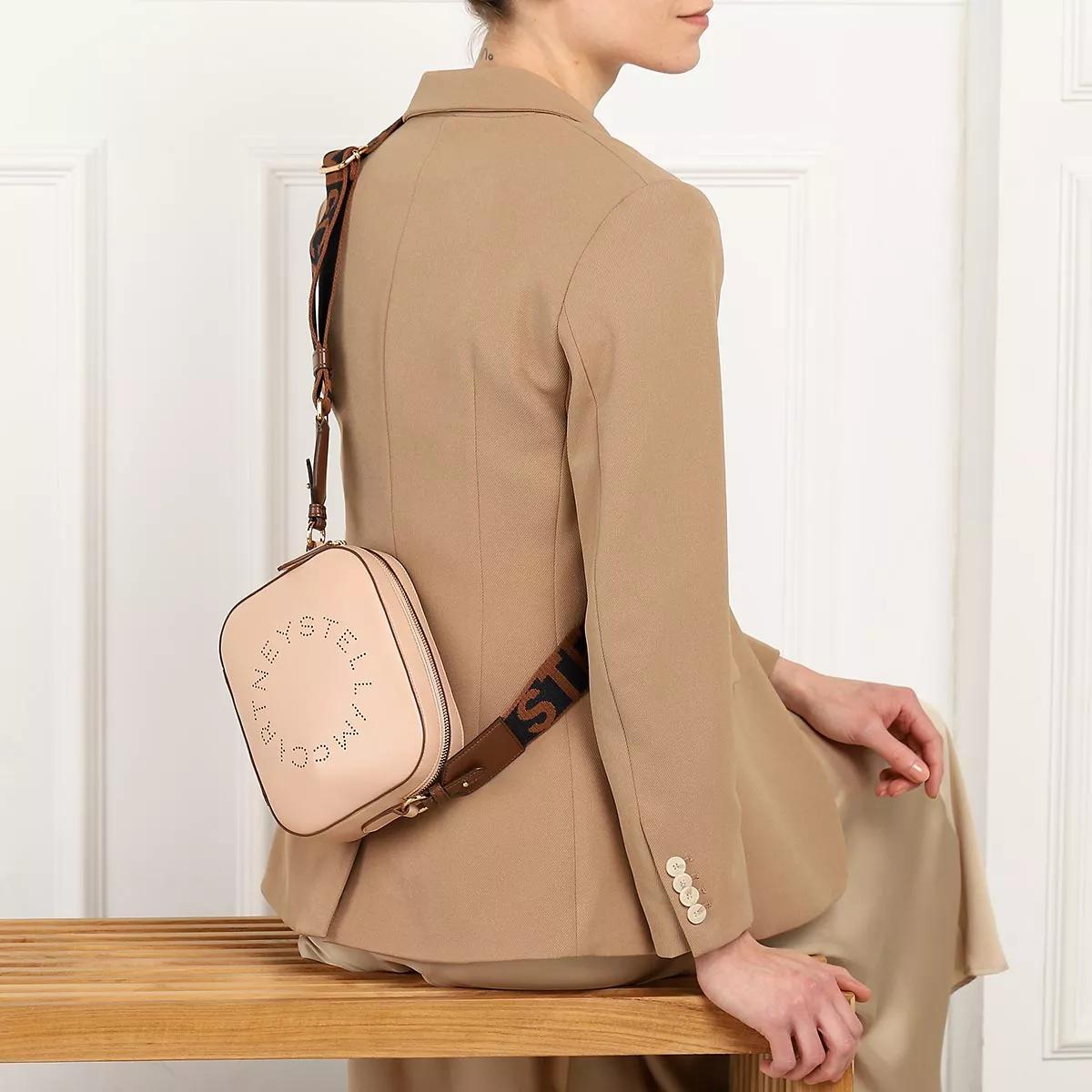 Stella McCartney Small Logo Crossbody Bag Nude Camera Bag