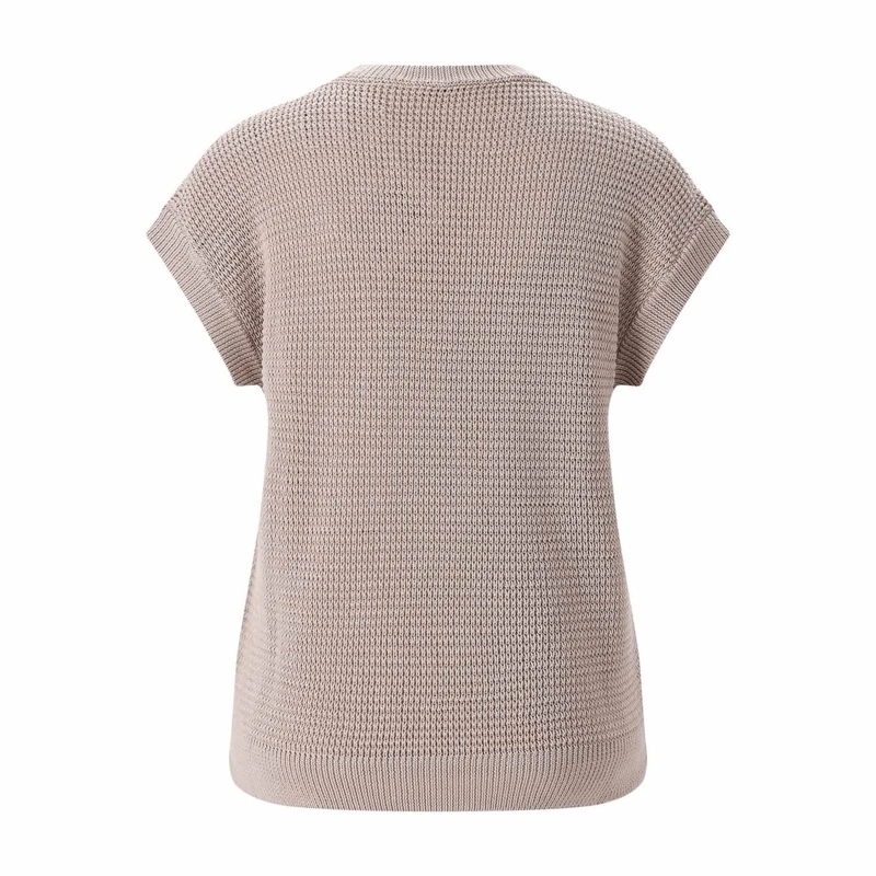 Peserico T-shirt Shirt aus Strick braun(Image 3)