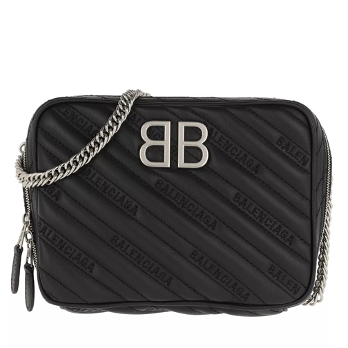 Balenciaga BB Camera Bag Leather Black Cameratas