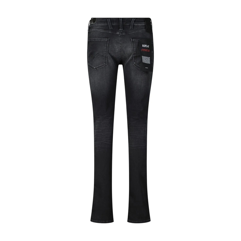 REPLAY Jeans Anbass Hyperflex Jeans Schwarz(Image 3)