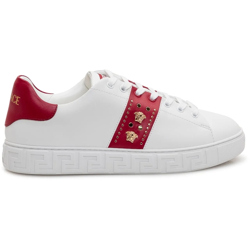 Versace Low-Top-Sneaker Sneakers Greca weiß