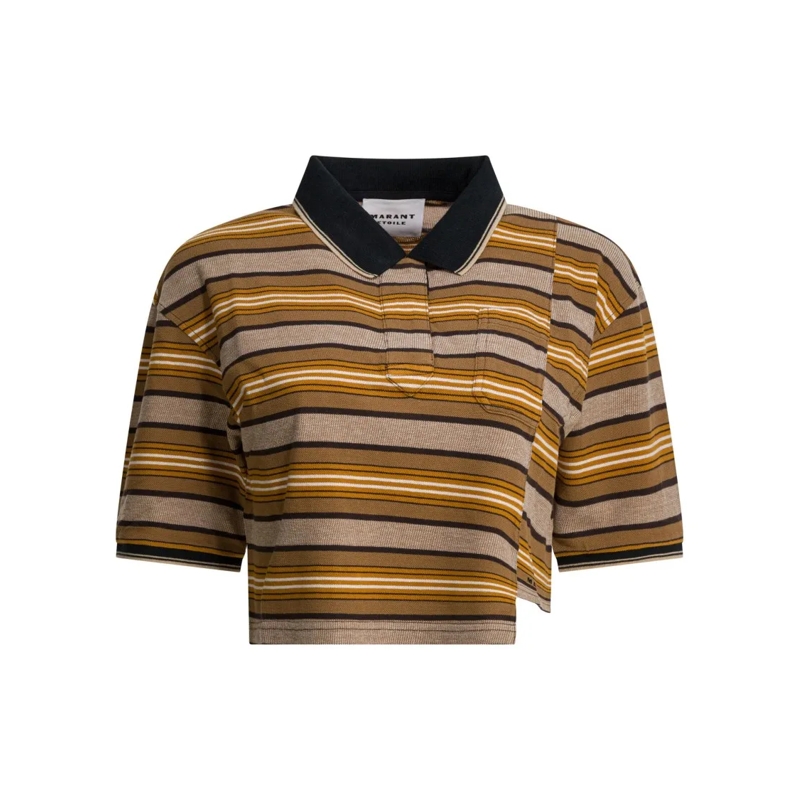Etoile Isabel Marant Chemisier Isalyne Polo Shirt Brown