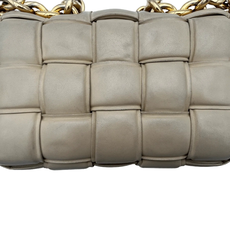 Bottega Veneta Sac à bandoulière Bottega Veneta Padded Cassette Chain - Porridge beige(Image 9)