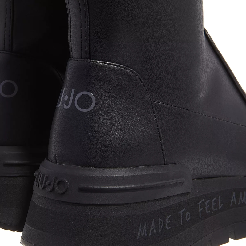 LIU JO Stiefeletten Amazing 22 Mid Sneaker Stretch Spreading Black(Image 3)