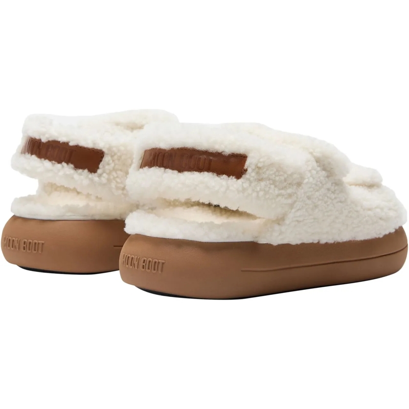 Moonboot Sandalen Moon Boot Mb Shearling Sandal Sandalen Off White 8 weiß(Image 6)