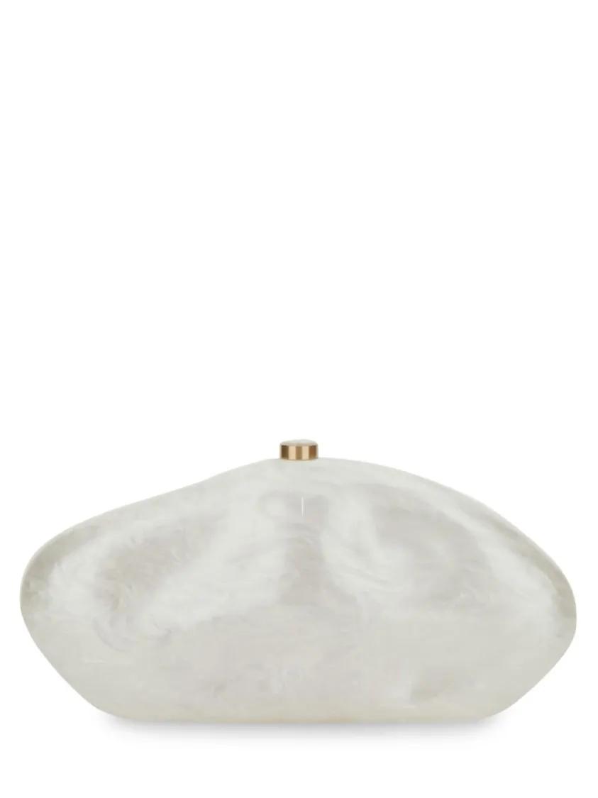 Cult Gaia Clutches "Caldera" Clutch in wit