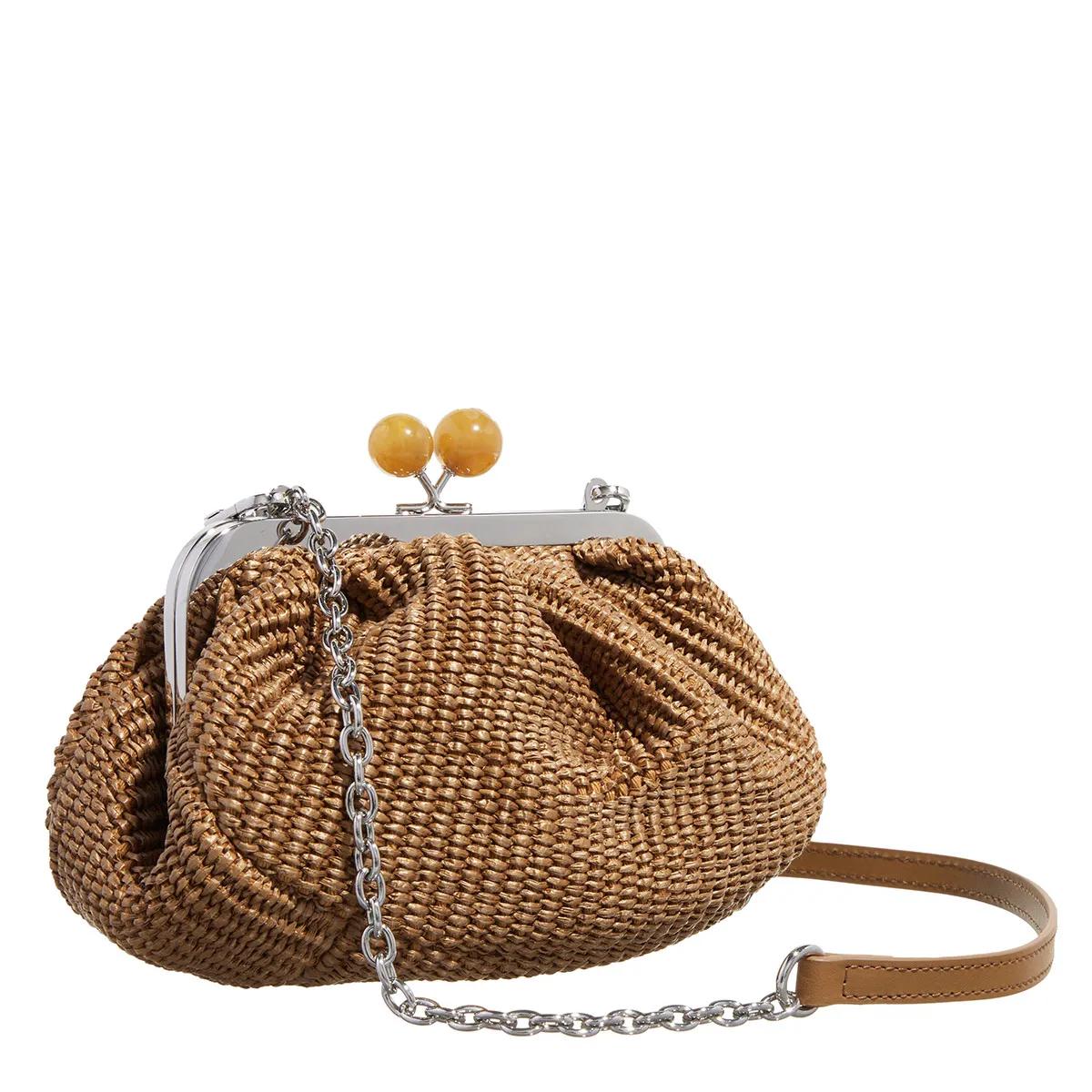 WEEKEND Max Mara Clutches Palmas in bruin