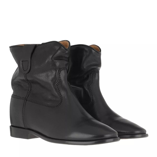 Isabel Marant Cluster Ankle Boots Calf Leather Black Stiefel