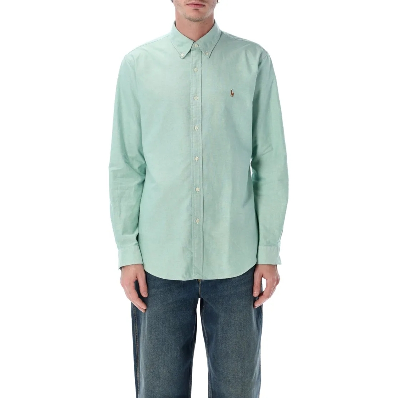 Polo Ralph Lauren Hemd Iconic Custom Fit Oxford Shirt Green