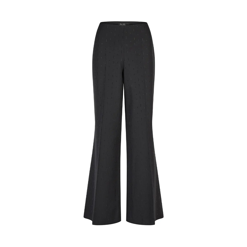 Marc Aurel Ausgestellte Jeans Hose mit weitem Bein schwarz