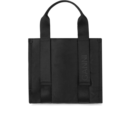 GANNI Tote GANNI TECH SCHWARZE HANDTASCHE schwarz