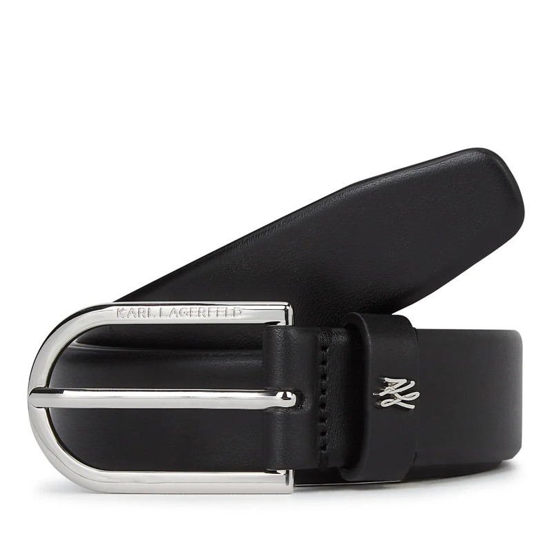 Karl Lagerfeld Gürtel K/AUTOGRAPH GÜRTEL MIT PIN schwarz