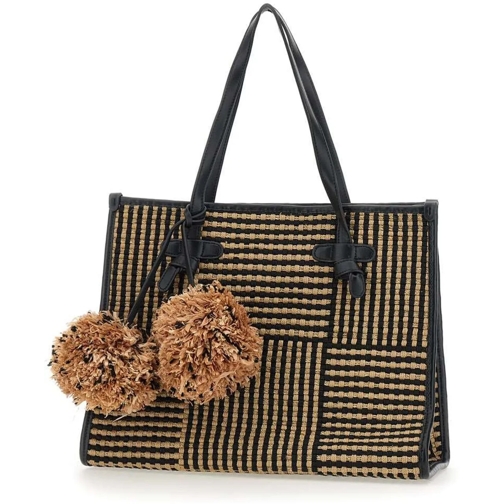 Gianni Chiarini Sac à provisions Marcella Naturale-Nero (Image 9)