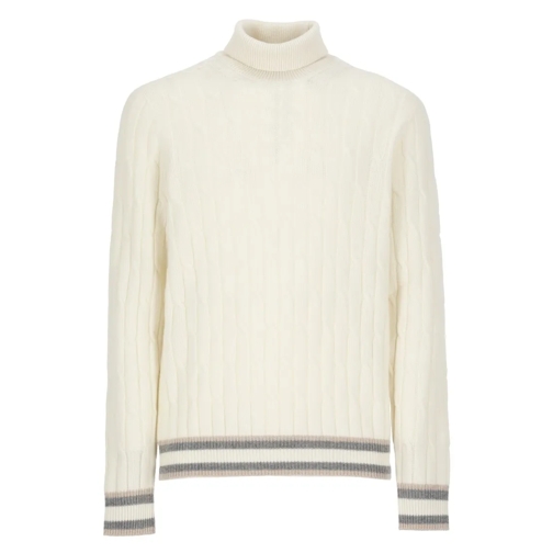 Peserico Trui Wool Sweater White