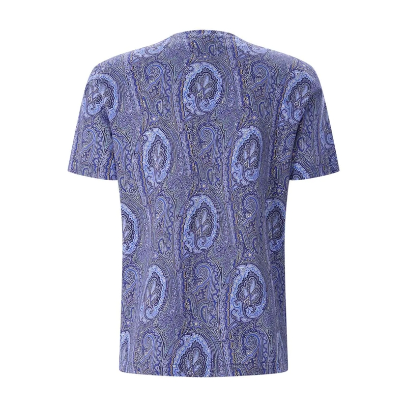 Etro T-Shirt T-Shirt mit Paisley-Muster blau(Image 2)