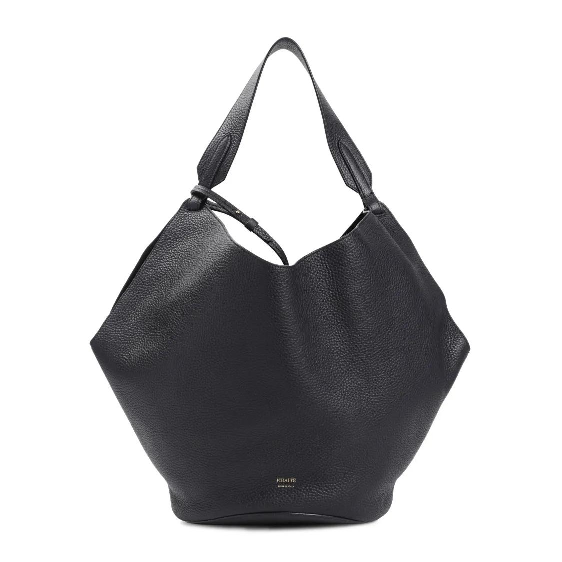 Khaite Shopper - Lotus Medium Shoulder Bag - Gr. unisize - in Schwarz - für Damen