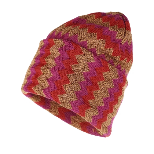 Missoni Chevron Knit Hat Multicolor Wollmütze