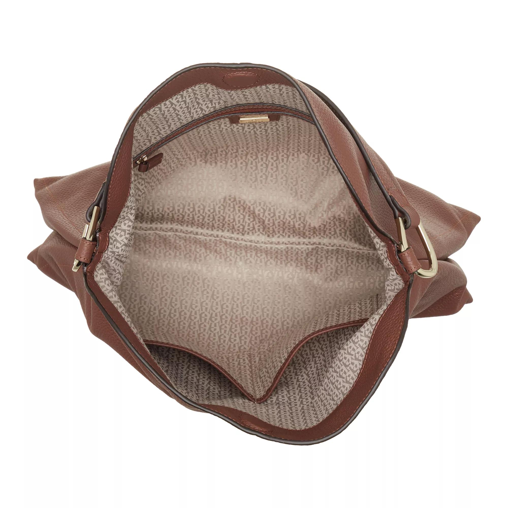 aigner Hobo bags Savannah in bruin