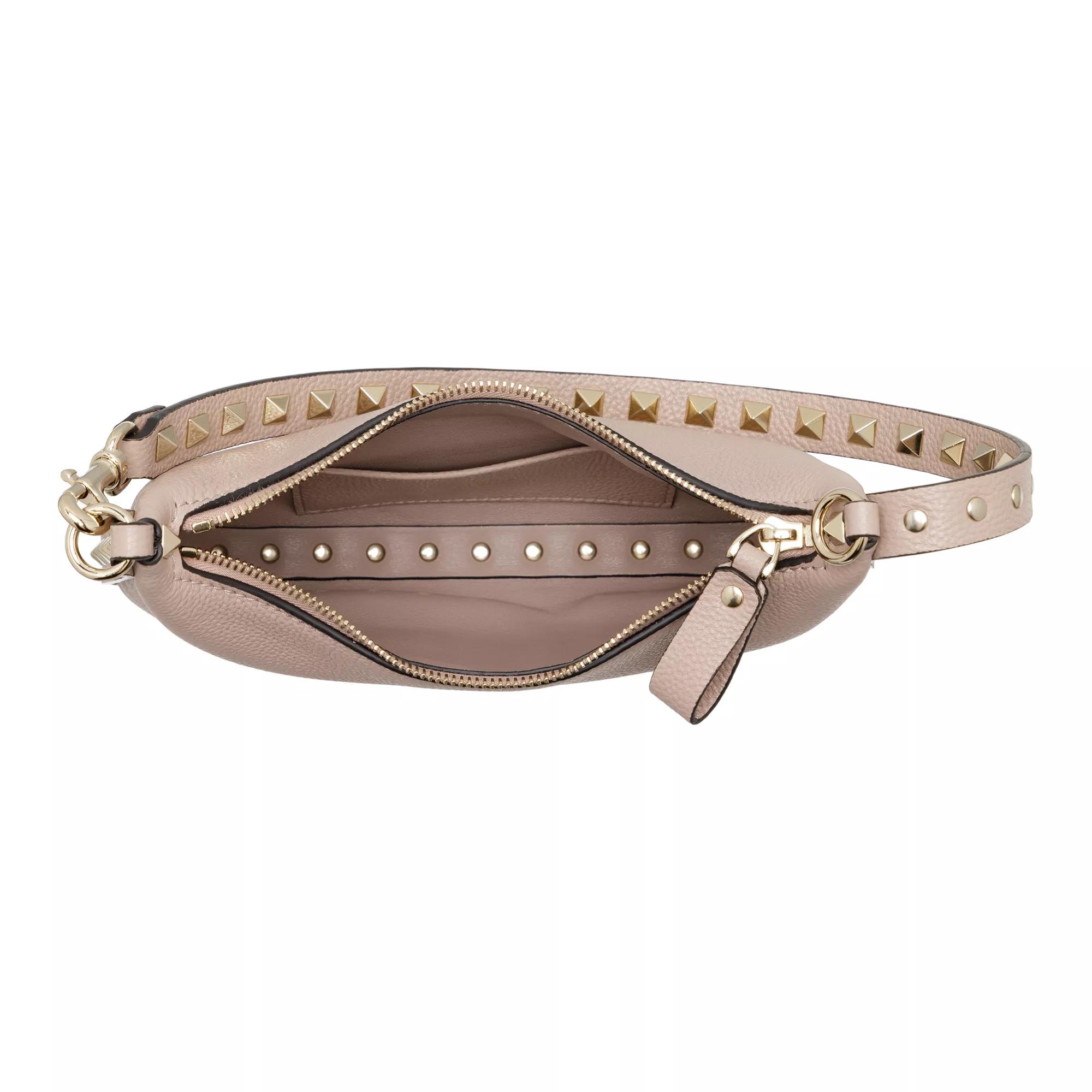 Valentino Garavani Hobo bags Mini Hobo Rockstud in beige