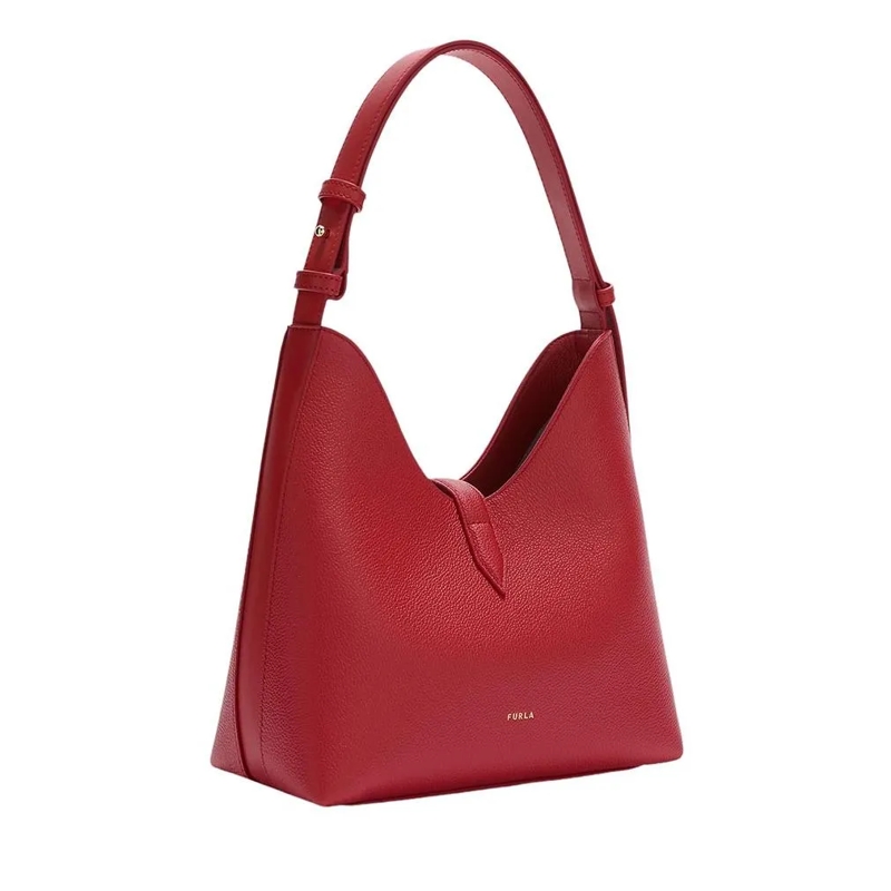 Furla Hobo Bag Furla Goccia S Hobo Red(Image 4)