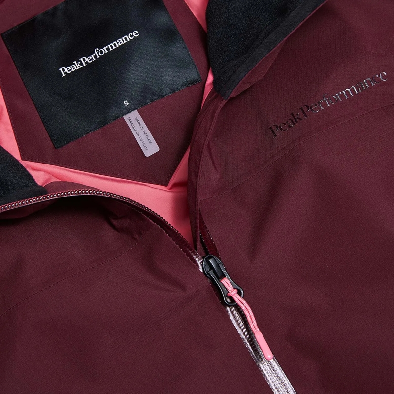 Peak Performance Übergangsjacke Jacke Treeline Hipe rot(Image 4)