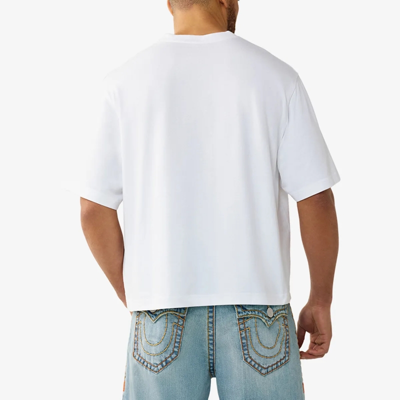 True Religion T-Shirt T-Shirt UNIVERSITY weiss(Image 4)