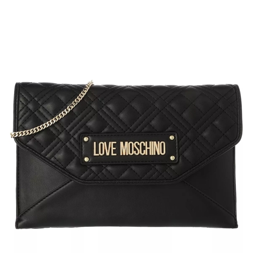 Love Moschino Borsa Quilted Pu  Nero Envelope Bag