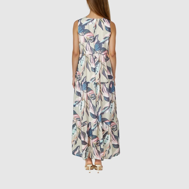 Marc Aurel Maxikleid Maxikleid khaki(Image 4)