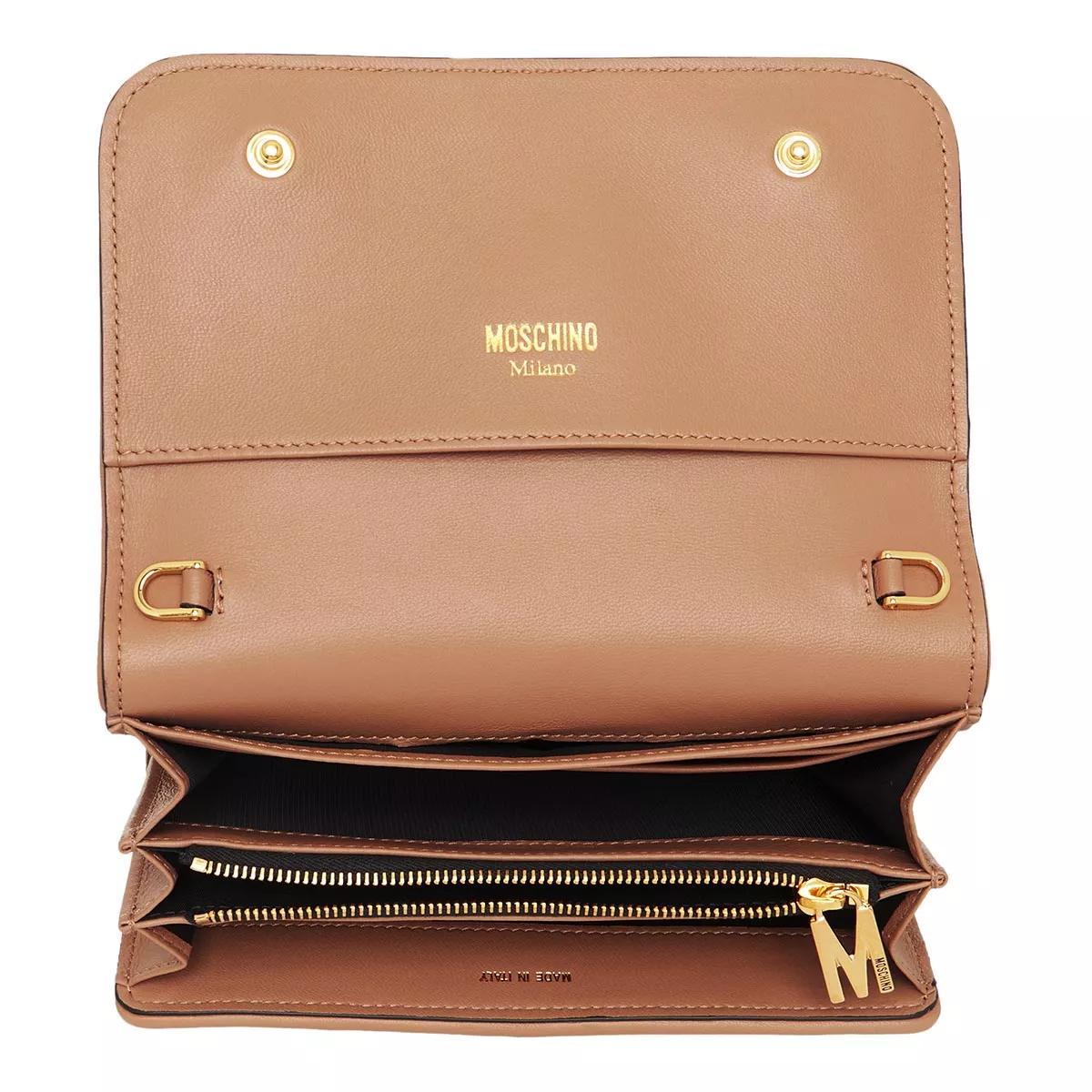 Thumbnail - Moschino Portemonnaie - "M" Group Quilted - Gr. unisize - in Braun - für Damen