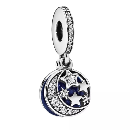 Pandora Moon & Blue Sky Charm-Anhänger Sterling silver Pendentif