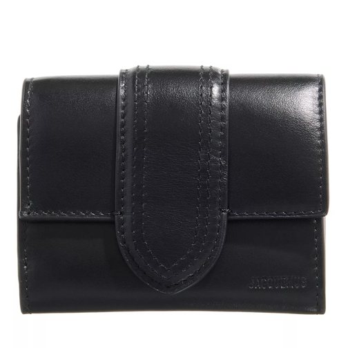 Jacquemus Le Compact Bambino Black Tri-Fold Wallet