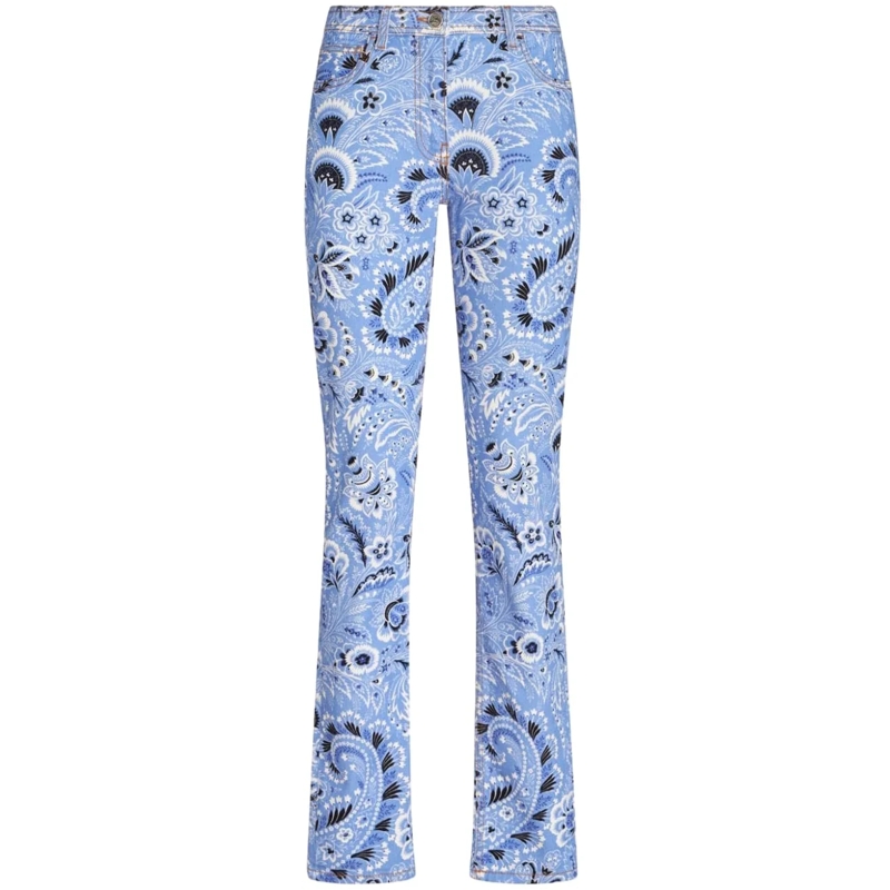 Etro Jeans mit geradem Bein Jeans Clear Blue blau