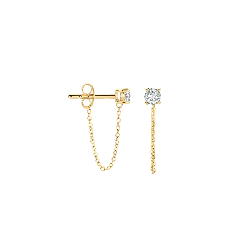 Blush Oorknopjes Ohrringe Gold