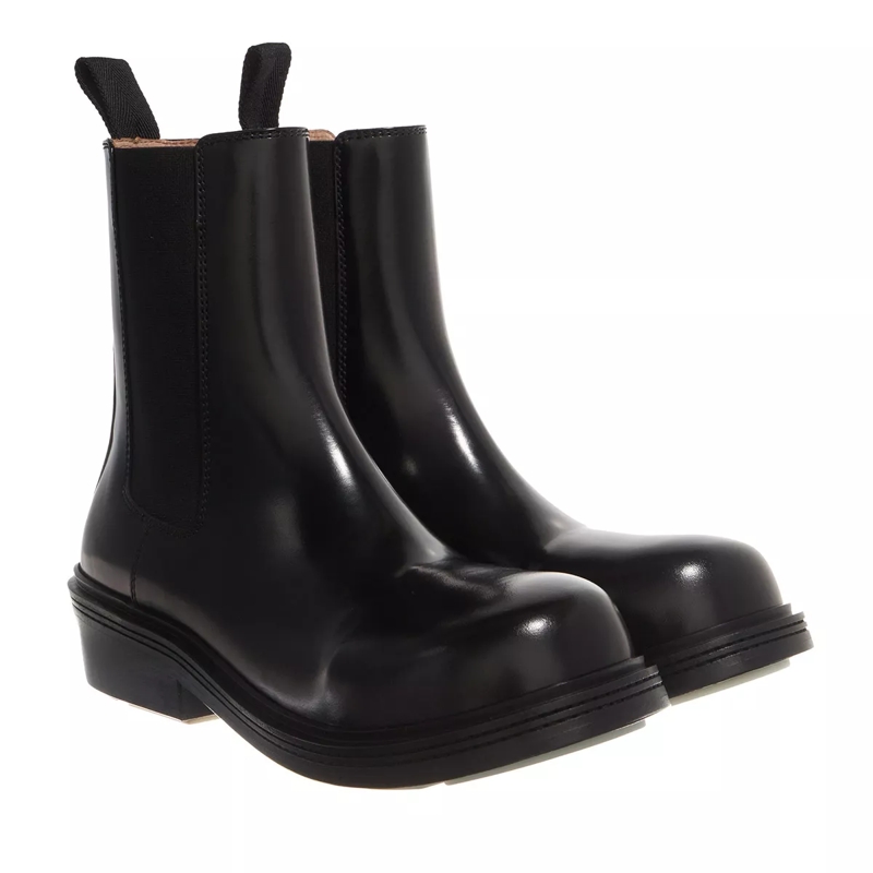 Bottega Veneta Chelsea Boots Fireman Chelsea Ankle Boot Black