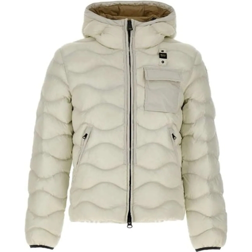 Blauer Daunenjacken Coats White weiß