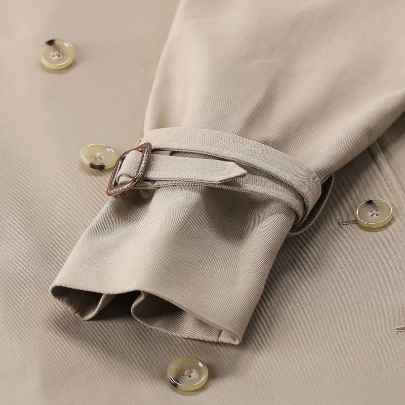 TOTEME Wintermantel Trenchcoat aus Baumwollmix beige(Image 5)