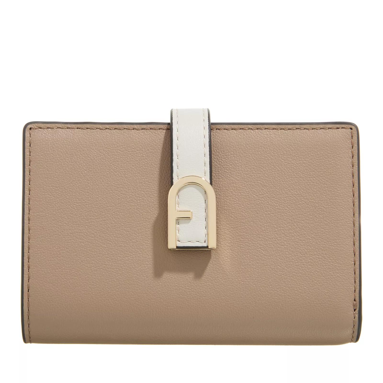 Furla Portemonnaie - Furla Flow S Compact Wallet - Gr. unisize - in Braun - für Damen