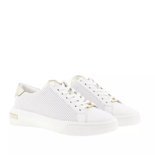 MICHAEL Michael Kors Codie Lace Up Optic White/Pale Gold Low-Top Sneaker